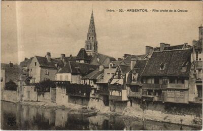 CPA AK Argenton Rechtsufer der Creuse Frankreich (1170669)