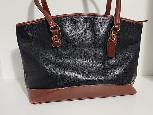 Borsa Coach Vintage Tote Dakota In Pelle anni '90 0805-399 Made in USA - Foto 2 di 23