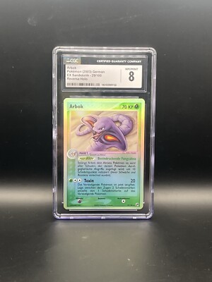 Arbok EX Sandstorm Reverse Holo CGC 8 Pokémon 
