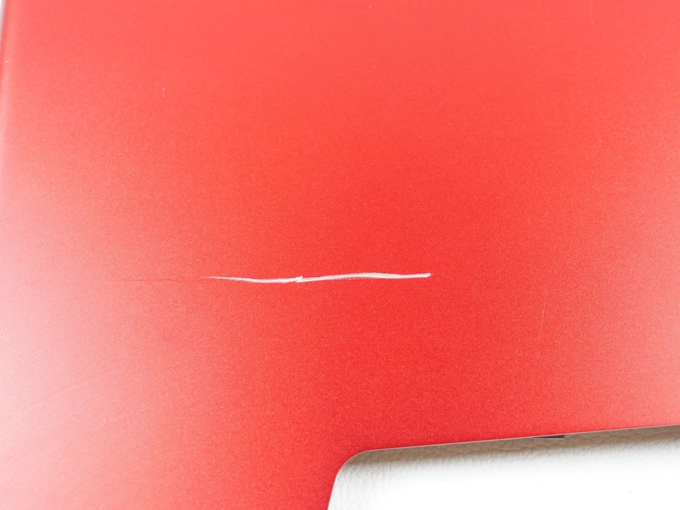 Alienware M17X LCD Display Deckel Gehäuse Rot Red Cover Top Lid 0J227N - Bild 3 von 4