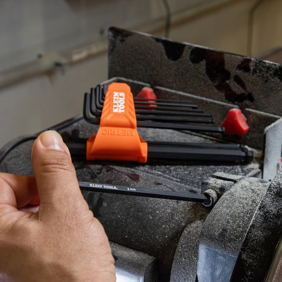 Klein Tools BLS10M Long Ball-End Hex Key Set, Metric, Sizes 1.5 to 10mm 10-Piece - Image 3 of 4