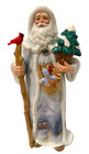 New ListingPorcelain Homco Home Interiors 58128-05 Father Christmas 2005 Figurine 9"x 3.5"