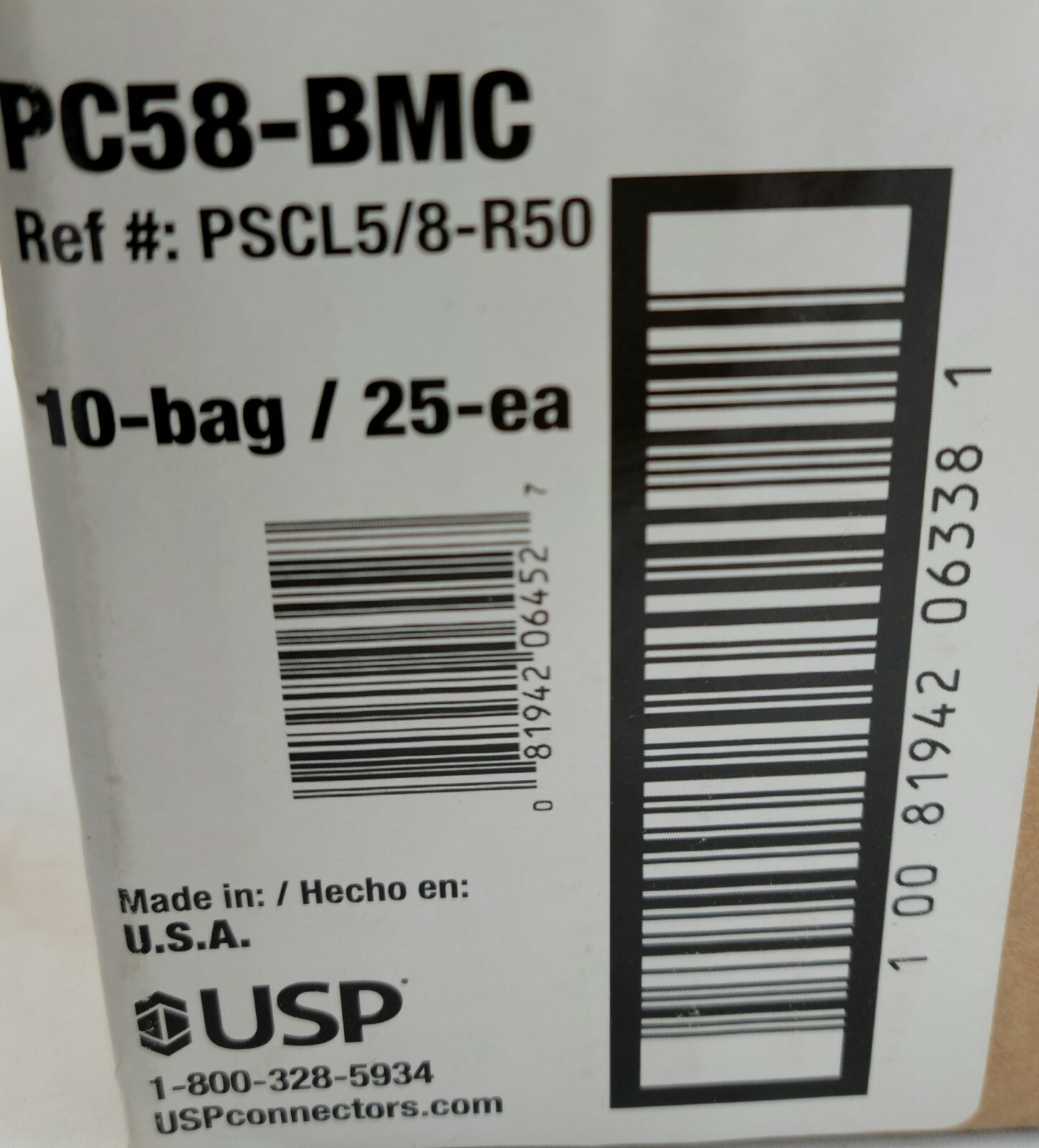 10 Bags Mitek PC58BMC 5/8" Steel Plywood Clip NEW Contractor Pack W5