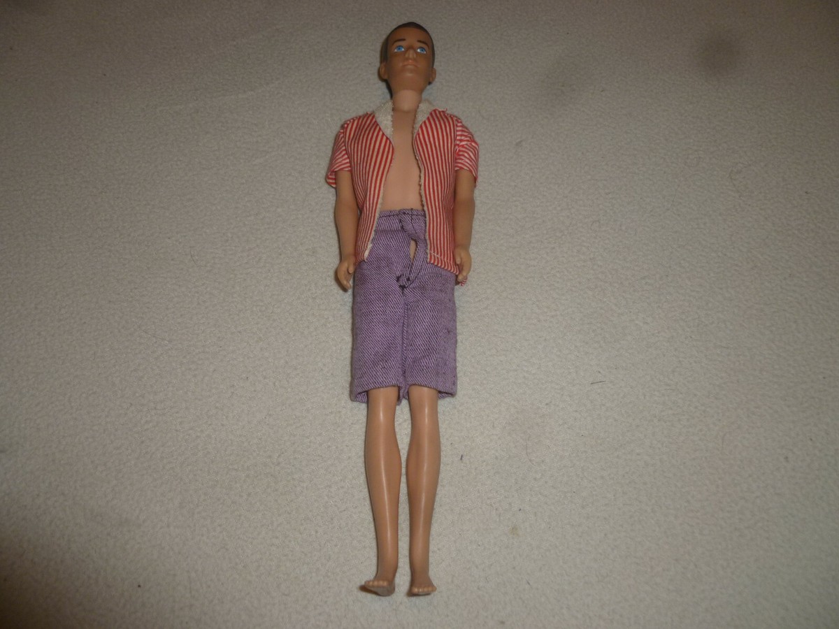 VINTAGE 1960 BARBIE KEN DOLL W OUTFIT MATTEL JAPAN HAWTHORNE CA