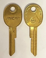 Unican B47 For General Motors Cars Key Blank uncut (1 Pc)