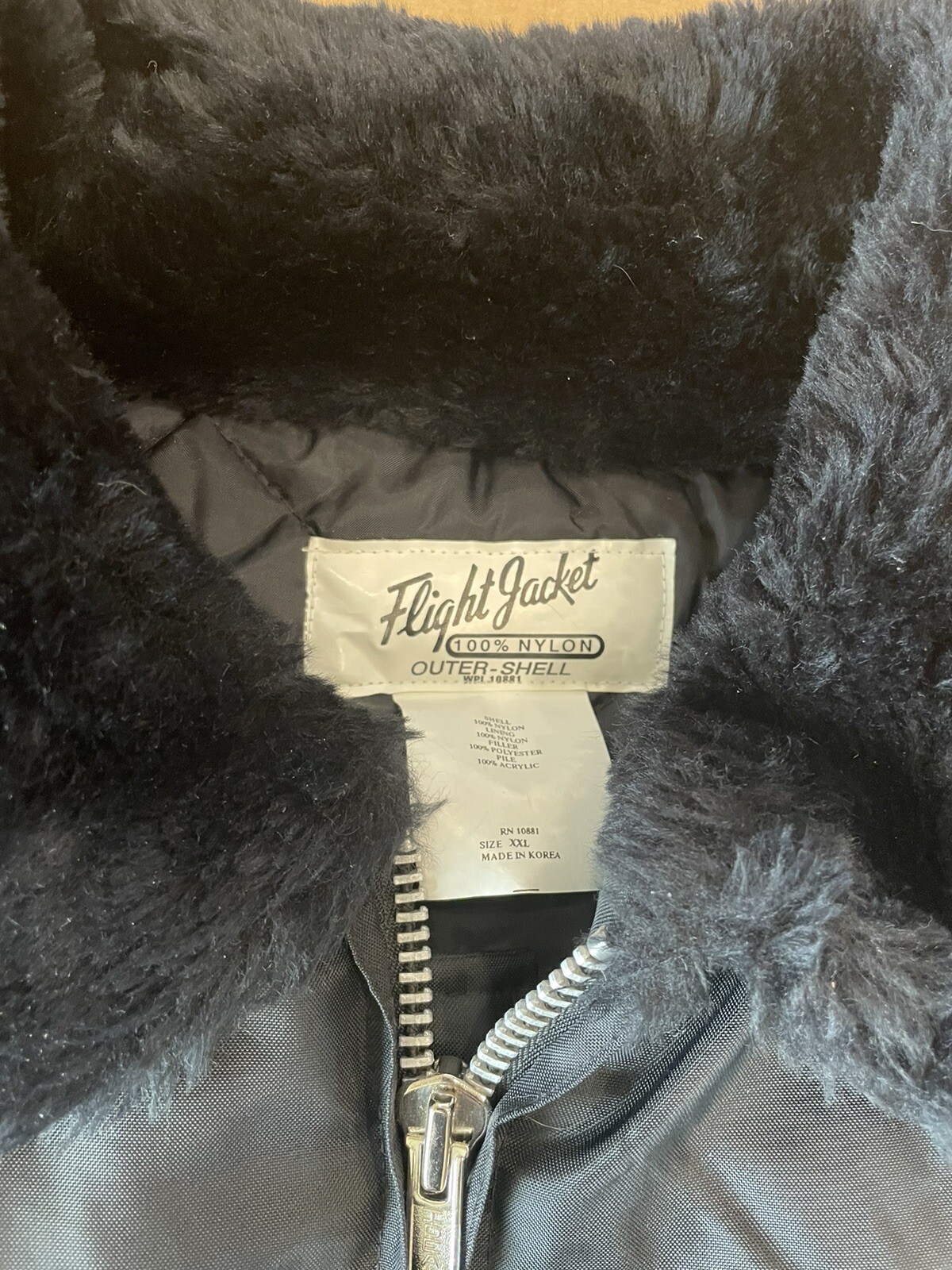 Vintage Flight Jacket XXL Bomber Flight Jacket RN 10… Gem