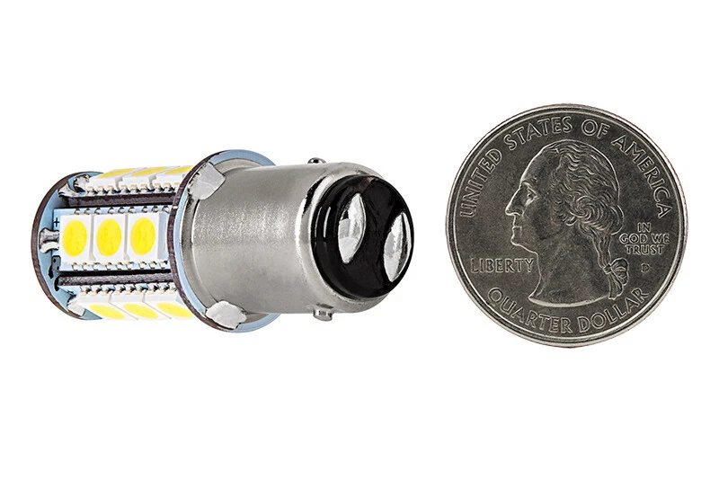 2Pcs BAY15D 1157 5050 18-SMD  LED Turn Signal Light Tail Brake Lamp Bulb - Изображение 3 из 4