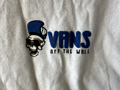 レアLIFE'S A BEACH ロンT XL skullskates VANS SOLD OUT NWT Vans Kids Skull Slice Skeleton Skater White T-Shirt