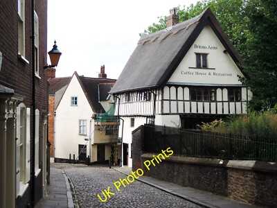 Foto 6x4 Norwich: Britons Arms, Elm Hill altes Gebäude in Elm Hill um 2015