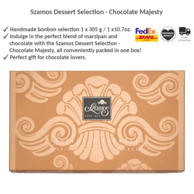 Szamos Handmade Dessert Selection, Chocolate Majesty, Marzipan-Chocolate 305g