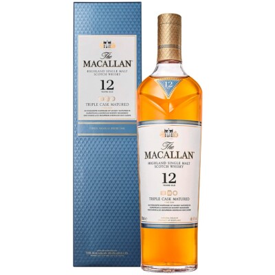 The Macallan Triple Cask matured 12 yo fine oak Single Malt Scotch Whisky 40%