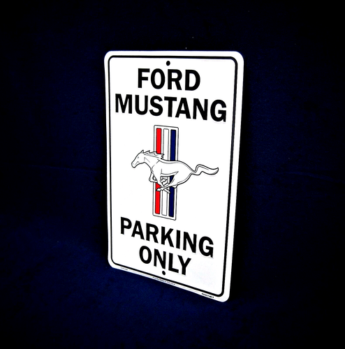 Aparcamiento Ford Mustang -*HECHO EN EE. UU.*- Letrero en relieve - Hombre cueva garaje decoración de pared (Wt) - Imagen 5 de 10