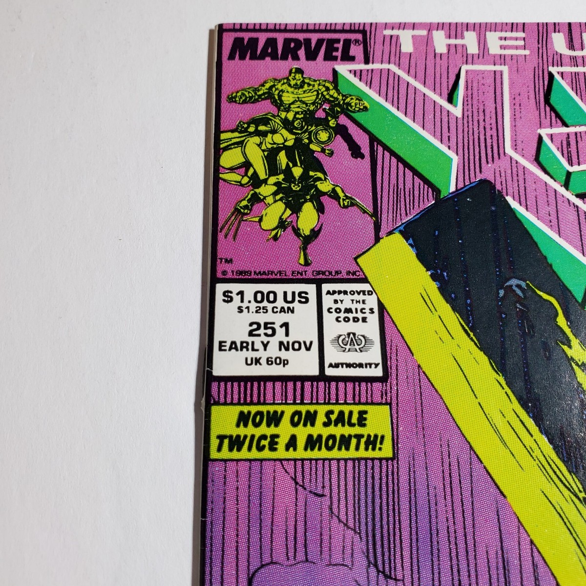 Marvel Comics Uncanny X-Men #251 VF Key Issue Iconic Marc