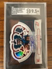 2020 Panini Chronicles - Crown Royale Red Rookie Auto #CR-21 Jalen Hurts /75