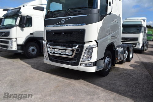 Grill Bar C + Step Pad To Fit Volvo FH4 2013-2021 Stainless Accessories - Picture 4 of 12