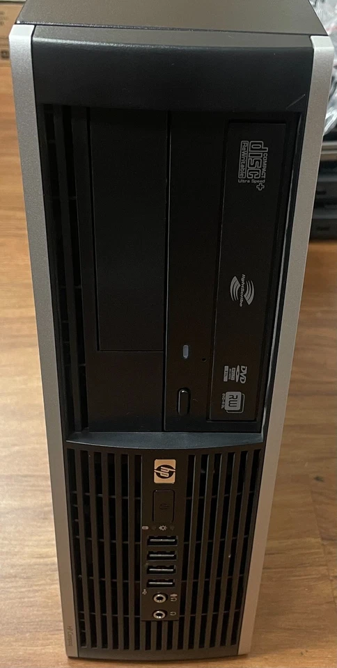 New HP 6000 Desktop SFF Computer Core 2 Duo Serial Parallel - Windows 7 32 bit - Image 2 of 4