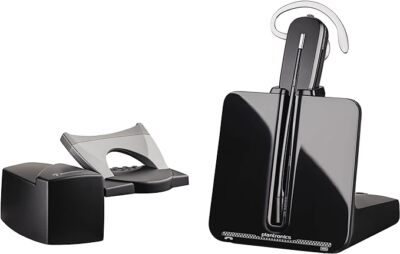 Plantronics CS540/HL10 Wireless DECT Phone Convertible Headset 84693-12 - BLACK