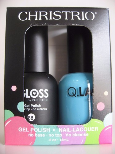Q GLOSS - Christrio Duo 3 IN 1 Soak-Off Gel w/Polish No Base, Top or Cleanse - Picture 25 of 42