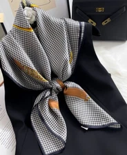 100% Mulberry Silk Scarf Women's Square 90X90CM fashion Printed shawl Scarf A14