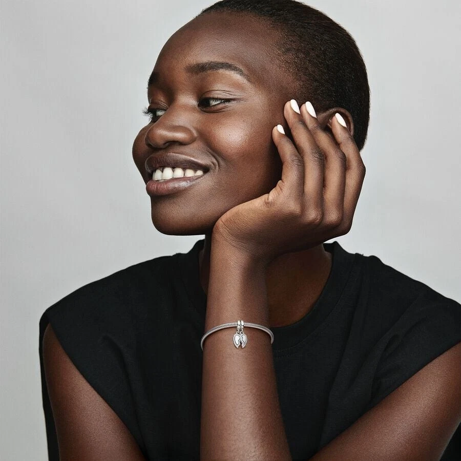 Pandora Charm Pendente Cuore dell'Amicizia Divisibile Con Confezione Regalo - Immagine 3 di 4