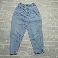 VINTAGE  Guess Georges Marciano Jeans Size 26x26 Blue Denim Tapered Leg USA