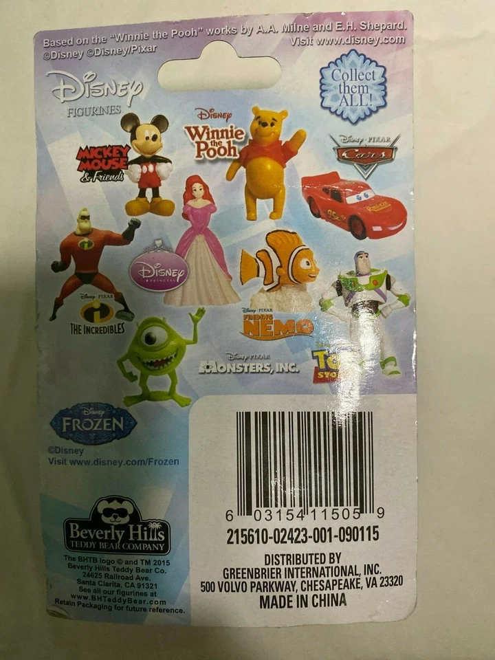 Mini estatuilla Disney Frozen Elsa nueva en paquete rara 2014 Beverly Hills Teddy Bear Company Foto 2 de 4