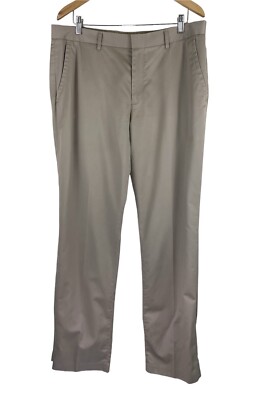 Bonobos Pants Mens 36X34 Wednesday Straight Khaki Flat Front Chino Cotton