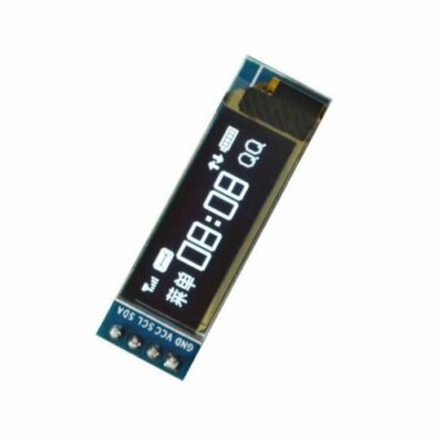 1PCS IIC I2C 0.91'' 128x32 white OLED LCD Display Module 3.3v 5v For Arduino