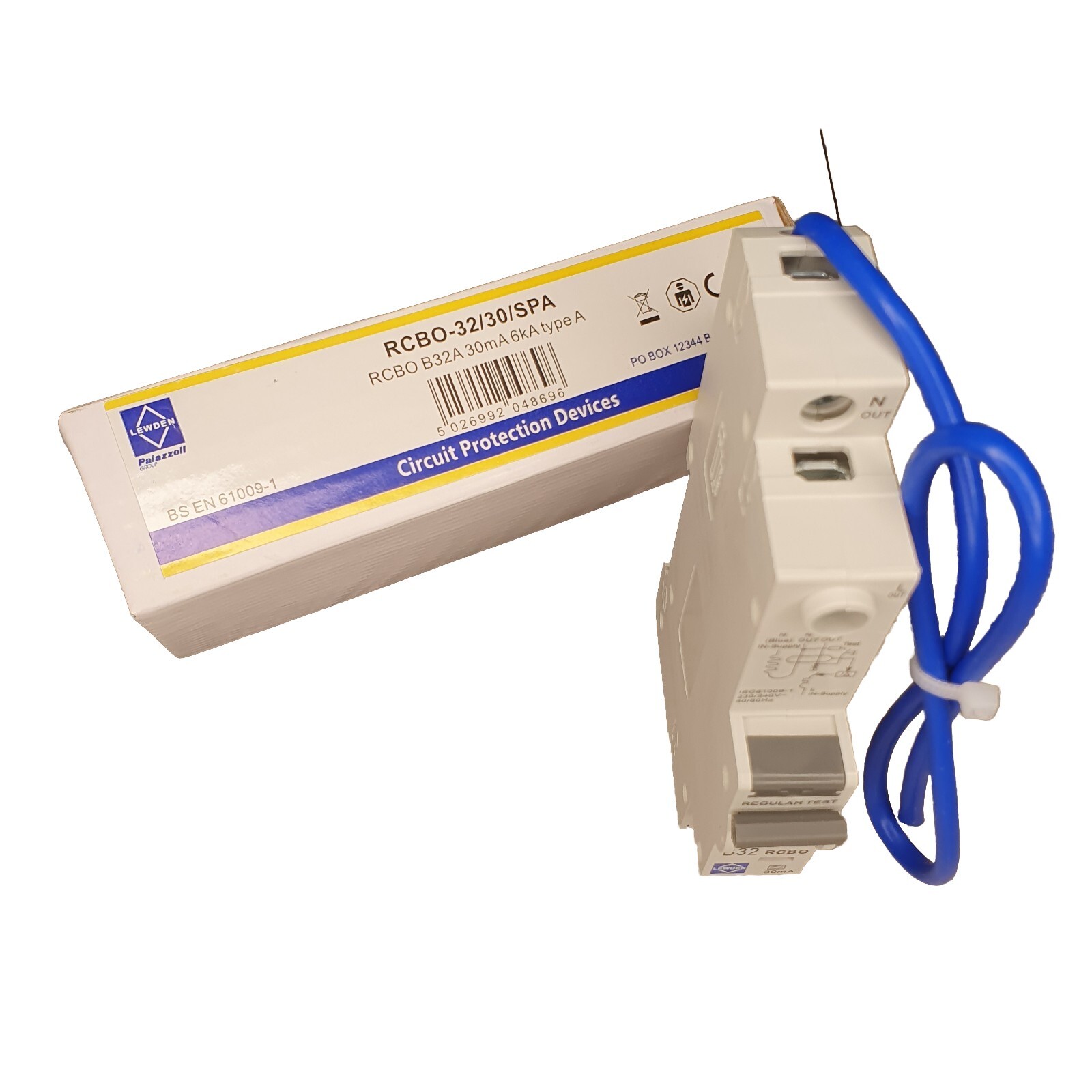 Lewden Circuit Protection Devices RCBO-32/30/SPA 6kA Type A