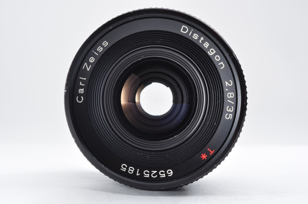 箱付き CONTAX Carl Zeiss Distagon 2.8 35mm CONTAX CARL ZEISS DISTAGON 35mm F/2.8 T* AEJ C/Y Lens From JAPAN