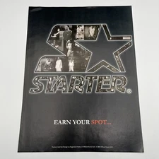Starter Sportswear 2004 Vintage Print Ad 8"x11" earn your spot