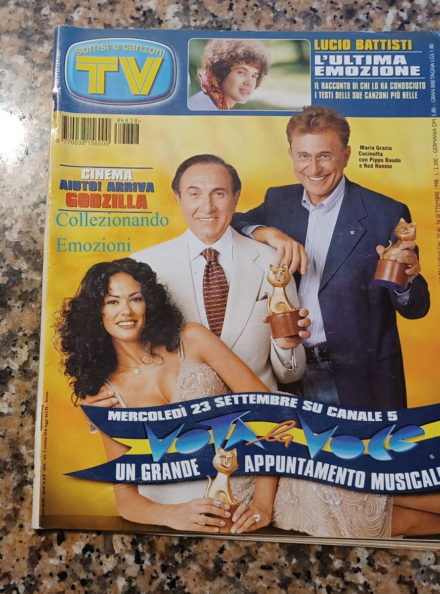 TV SORRISI E CANZONI 1998-Pippo Baudo-Cucinotta-Red Ronnie