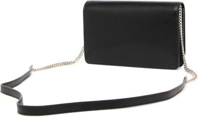 Jimmy Choo Palace PKJ 010003 Women's Shoulder Bag in Black Smooth