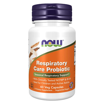#ad NOW FOODS Respiratory Care Probiotic 60 Veg Capsules $21.47