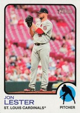Jon Lester Topps Heritage 2022 Baseball Card #323