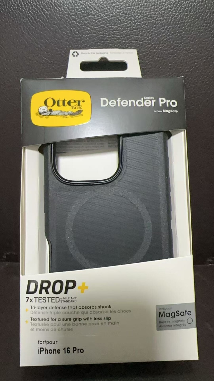Otterbox Defender Series Pro Magsafe Case for iPhone 16 Pro in Black