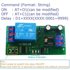 DC 12V IOS Android Bluetooth BLE Relay 2.4G RF Remote control IOT Module Command