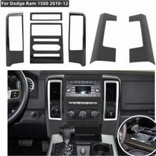 6x Carbon Fiber Interior Accessories Cover Trim Kit For Dodge Ram 1500 2010-2012 6x Carbon Fiber Interior Accessories Cover Trim Kit For Dodge Ram 1500 2010-2012
