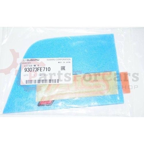 Placa de identificación emblema insignia maletero trasero genuino OEM Subaru 93073FE710 "STI" - Imagen 2 de 4