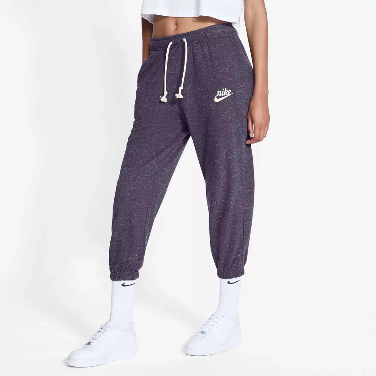 Nike Sportswear Gym Vintage Pants Size M Jogger Fleece Sweatpants CJ1824 573