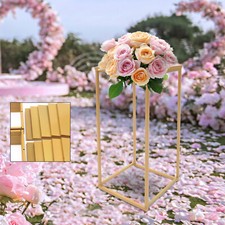 10pcs Metal Flower Vase Column Stand Wedding Flower Balloon Display Rack