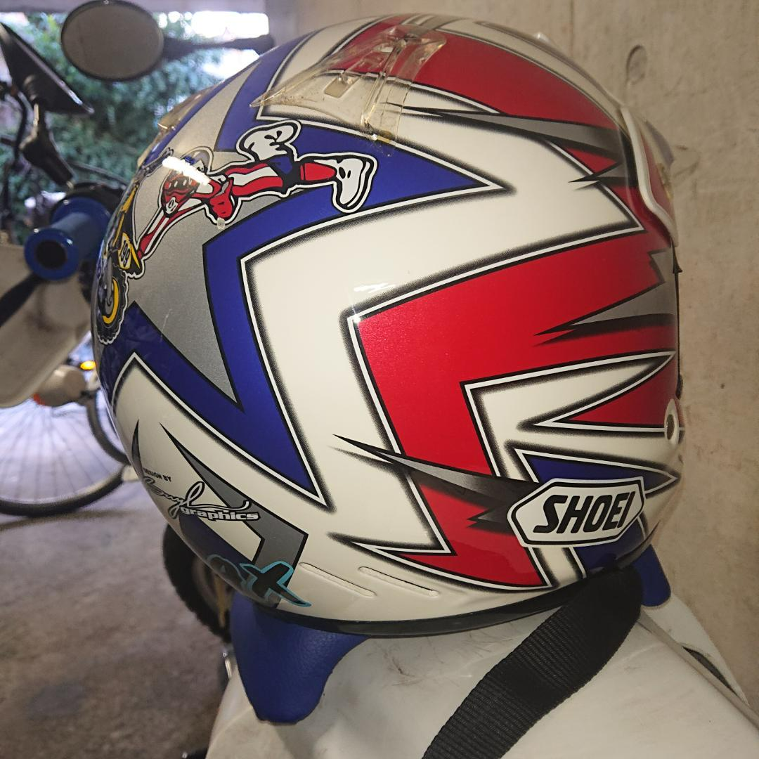 SHOEI VFX-R Travis Alan Pastrana 复制品全脸头盔M 码好F/S SHOEI VFX-R Travis Alan Pastrana 复制品全脸头盔M 码好F/S
