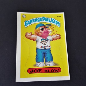 Garbage Pail Kids Joe Blow Wanted Barber Error Variation 1986 Os3 84a Ebay