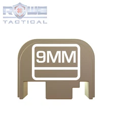 Rowe Tactical Rear Slide Back Plate for Glock Gen 1-4 - FDE - Glock 9MM
