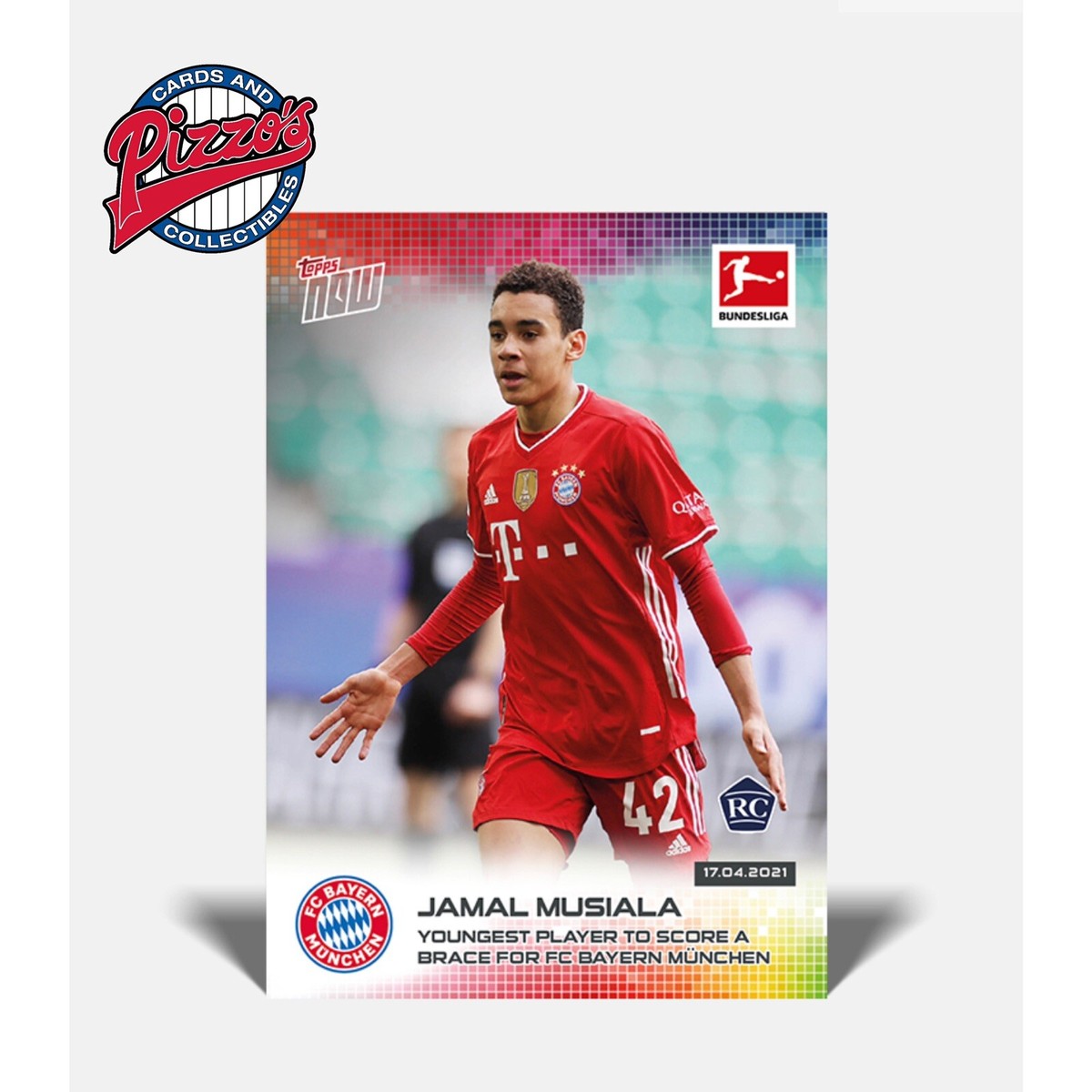 Jamal Musiala RC 04/17/21 FC Bayern Munchen Bundesliga TOPPS NOW