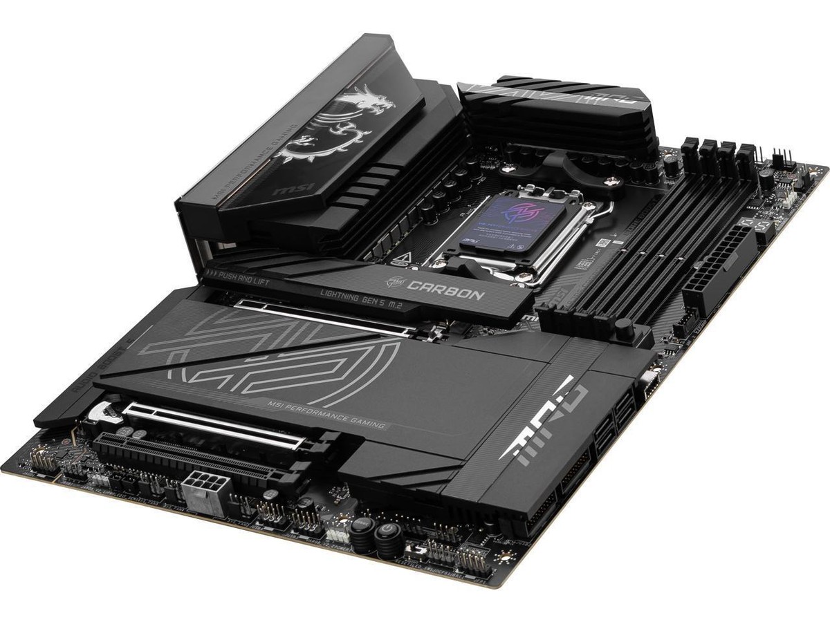 MSI MPG X870E CARBON WIFI AM5 AMD X870E SATA 6Gb/s ATX Motherboard