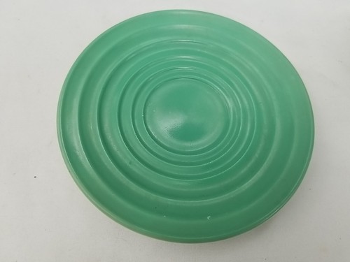 Vintage Hazel Atlas Green 9" Dinner Plate, Cup And Saucer - Picture 5 of 10