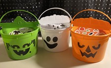 2022 McDonalds Set of 3 Halloween Happy Meal Boo Buckets McBoo McPunk'n McGoblin
