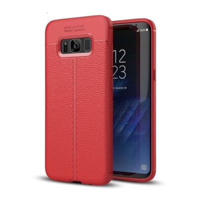 Handyhülle für Samsung Galaxy S8 Plus Schutztasche Wallet Cover 360 Case Rot Neu