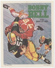 1970 Topps Posters Bobby Bell #2 HOF he0